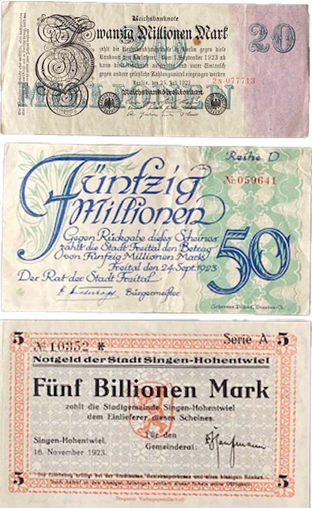 ハイパーインフレ紙幣