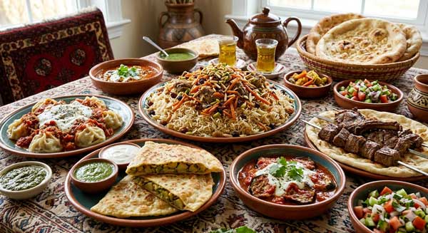 美味しそうなアフガニスタン料理